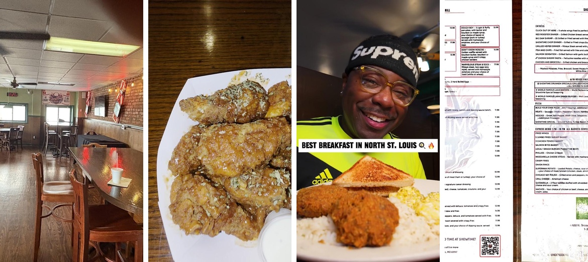 ShowTime Bar and Grill Menu